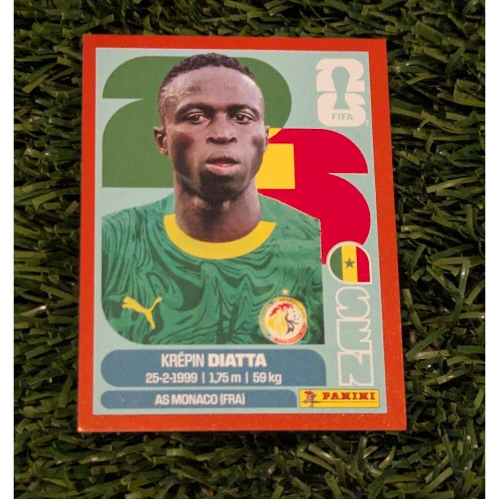 2026 Panini FIFA World Cup Stickers #SEN 20 Krepin Diatta Red Parallel